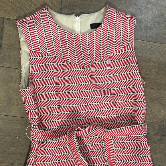 J. Crew Striped Pink and Cream Midi Dress - Picture 3 of 7